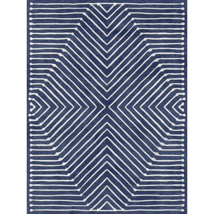 Calator Navy Blue Rug