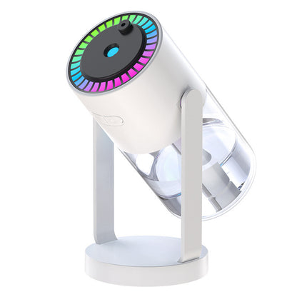 Nouvel humidificateur d'air à projection de ciel étoilé, petit appareil portable anti-brûlure à sec, vaporisateur USB, tête vibrante