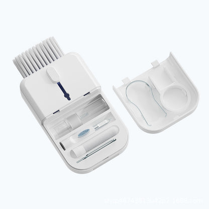 Kit de nettoyage multifonction portable 11 en 1 pour clavier d'ordinateur, écran de téléphone, brosse pour écouteurs avec boîte de rangement