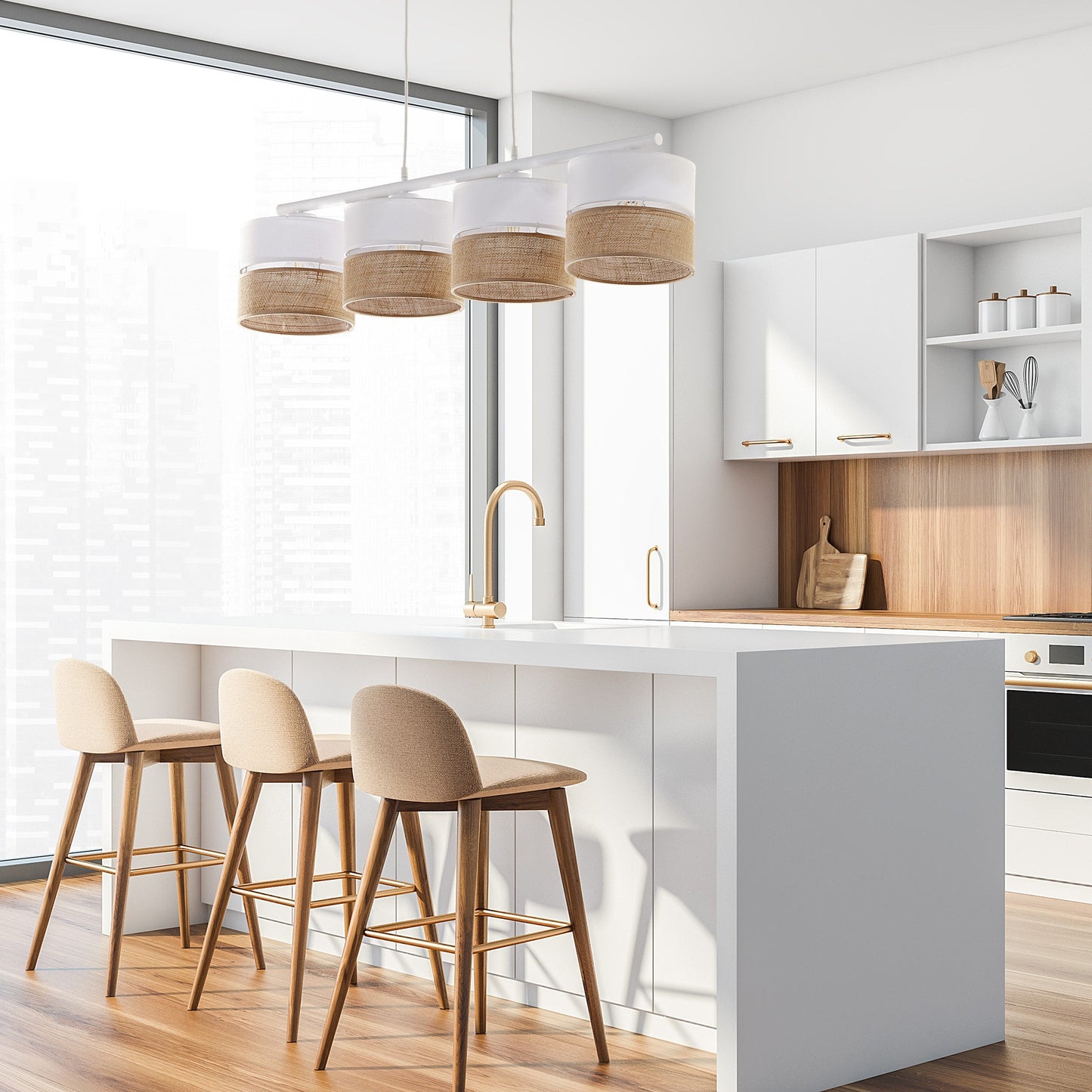 LINOBIANCO Natural  Pendant  Light 4