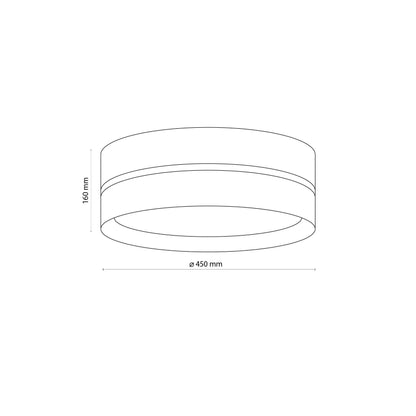 LINOBIANCO Natural Flush Mount  Light