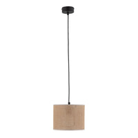 Jute Natural Fiber Scandinavian Pendant Ceiling Light for Kitchen Island, Dining Room & Warm Interior Lighting