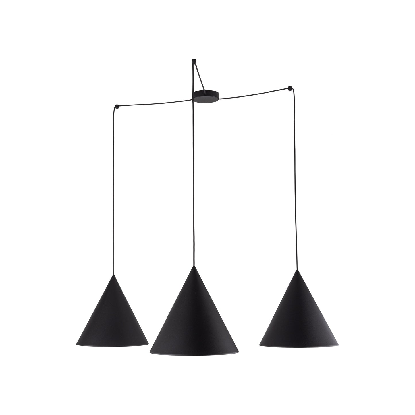 CONO Black Modern Minimalist Suspension Light 3