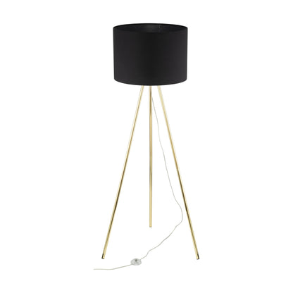 UMBERTO Black Modern Floor Lamp