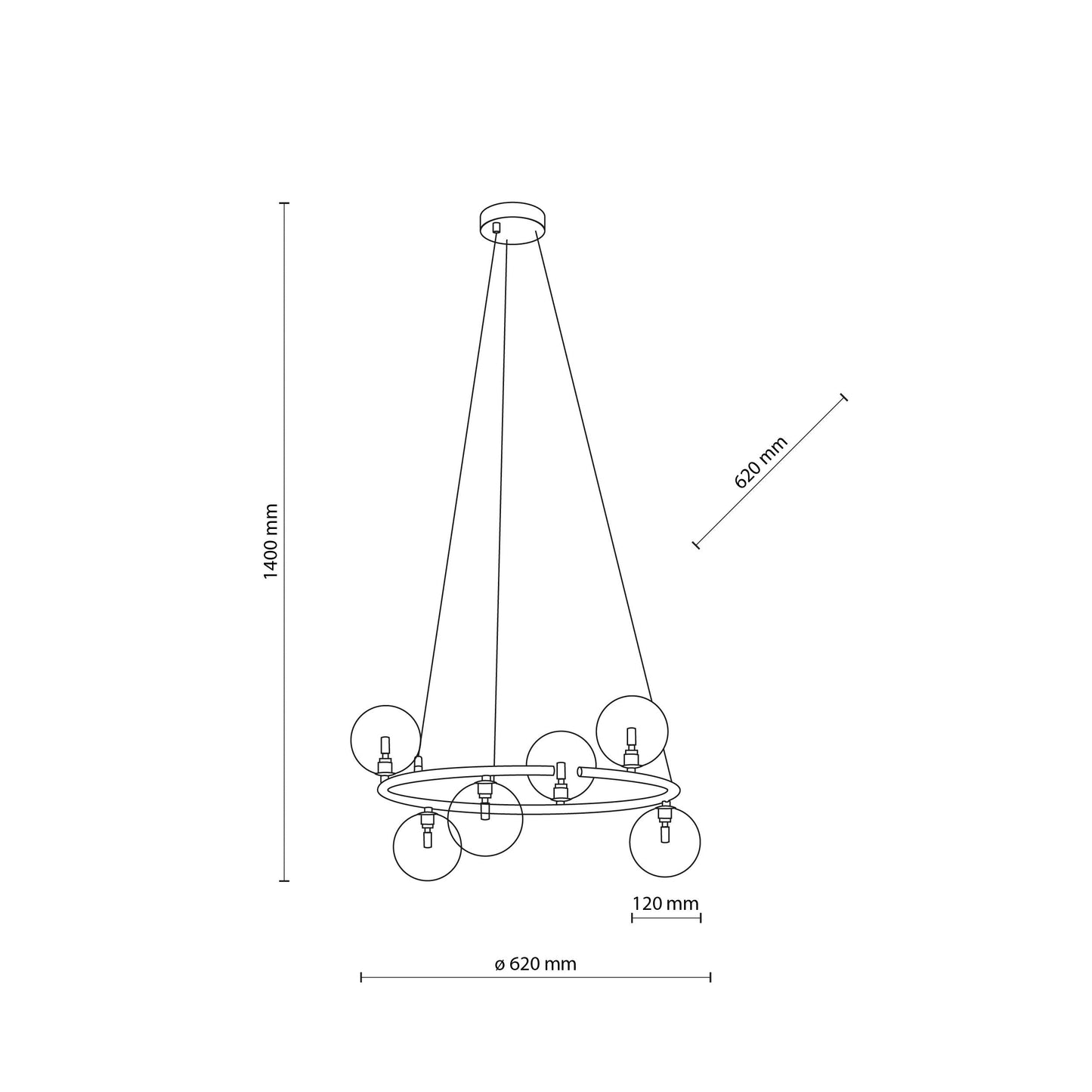 ANABELLE Scandinavian Pendant Light 6