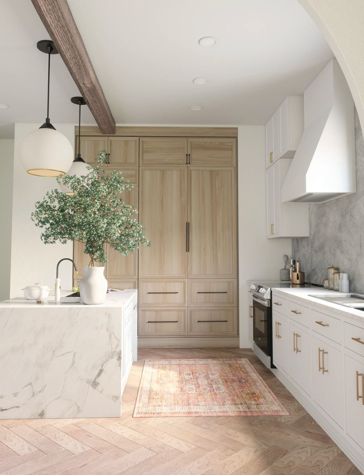 Frema Coral Orange Rug