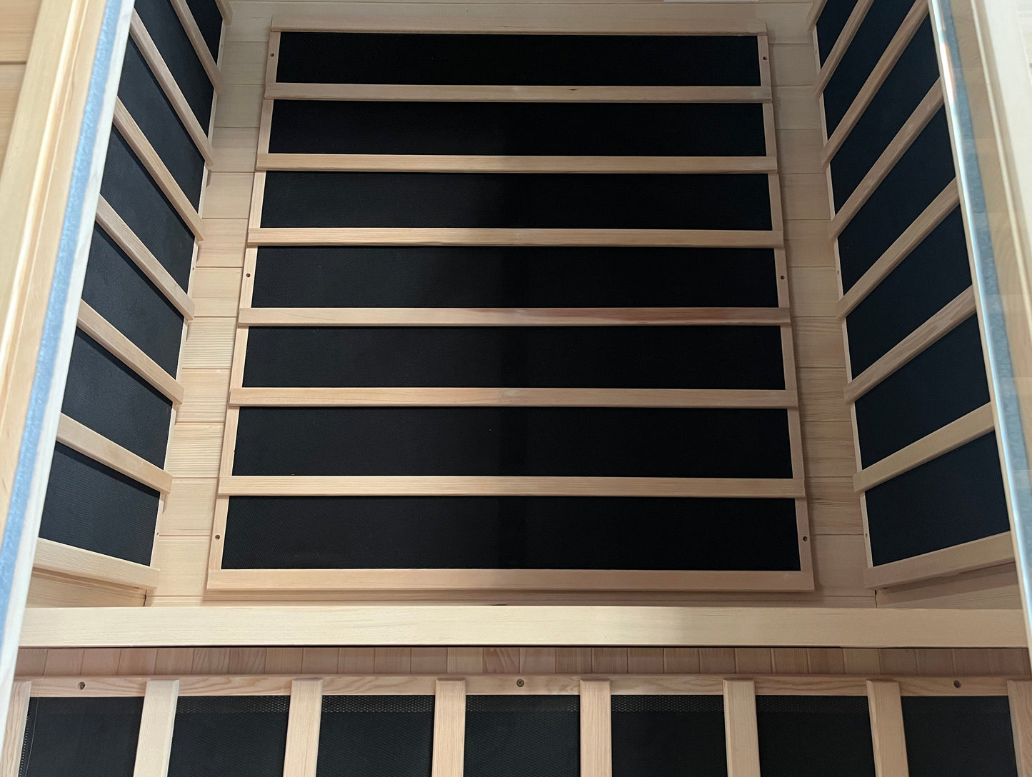 Blisspod, Vienna, Far Infrared Sauna Canadian Hemlock Very Low EMF Sauna, 7 Heaters – 3 Persons