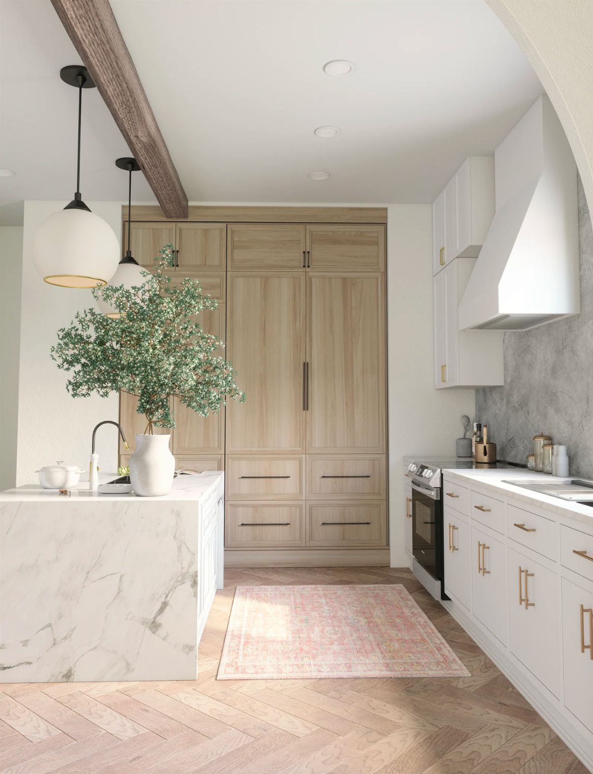 Elyse Pink Yellow Rug