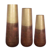 卡魯納黃銅落地花瓶