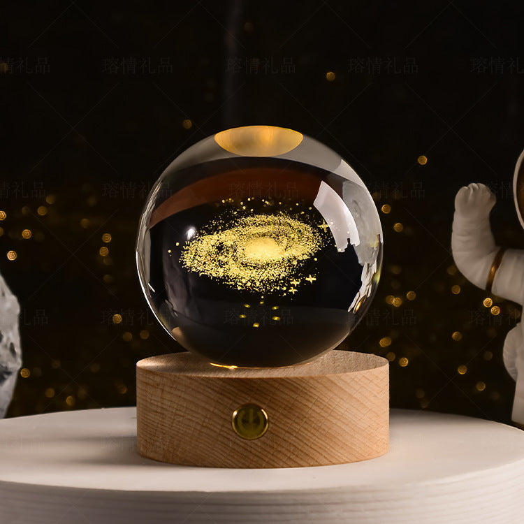 Transparent Glowing Creative Crystal Ball