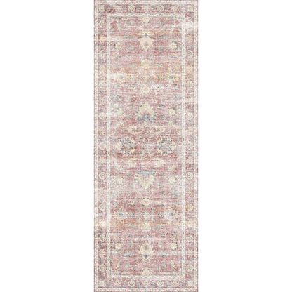 Elyse Pink Yellow Rug
