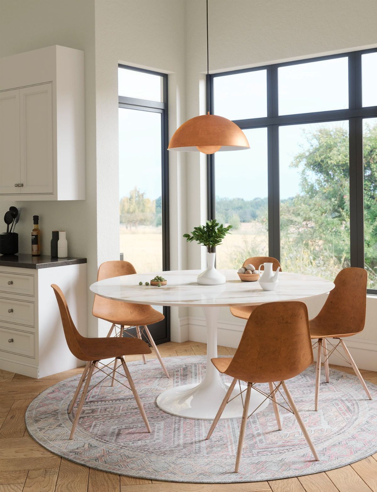 Alexa 銀粉紅紫地毯