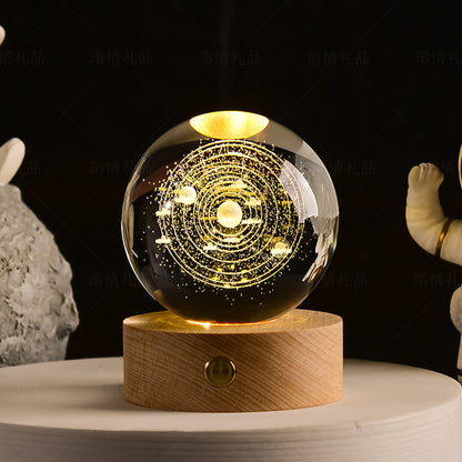 Transparent Glowing Creative Crystal Ball