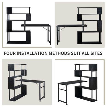 Home Office Computer Desk L-shaped Corner Table - Austrige™