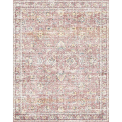 Elyse Pink Yellow Rug