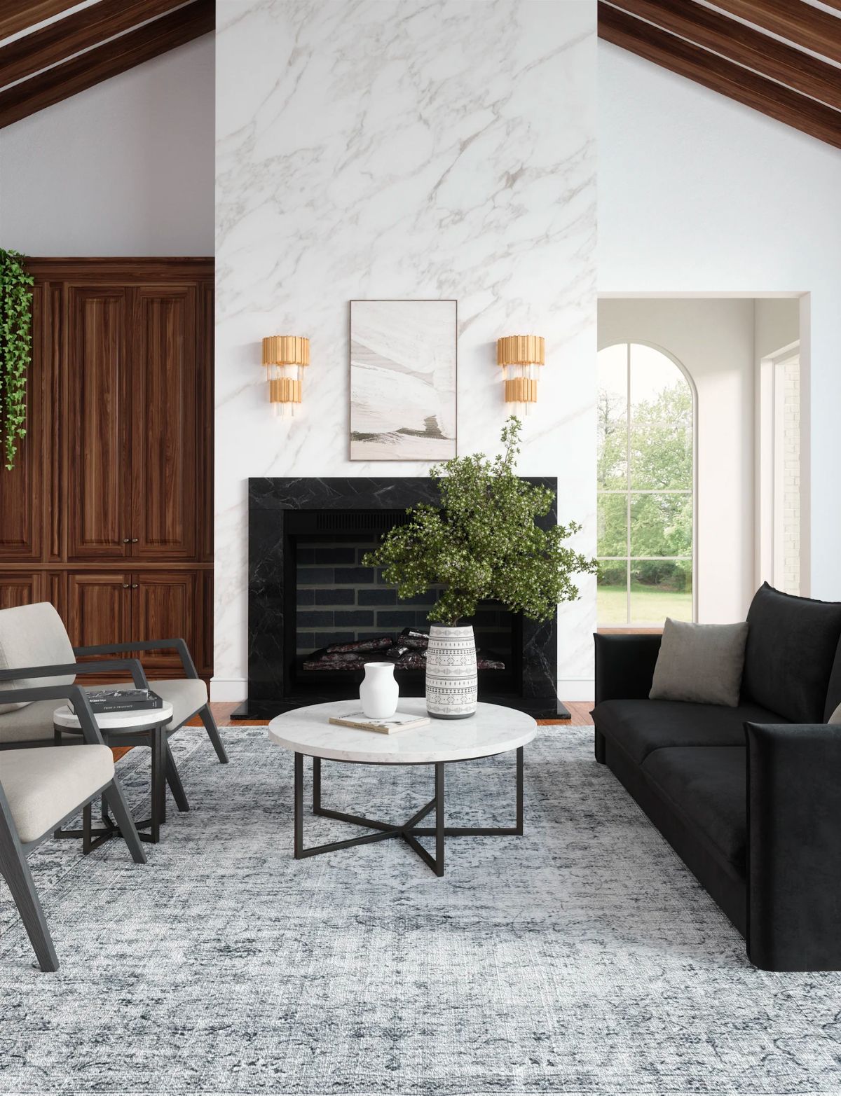 金斯利銀灰色地毯