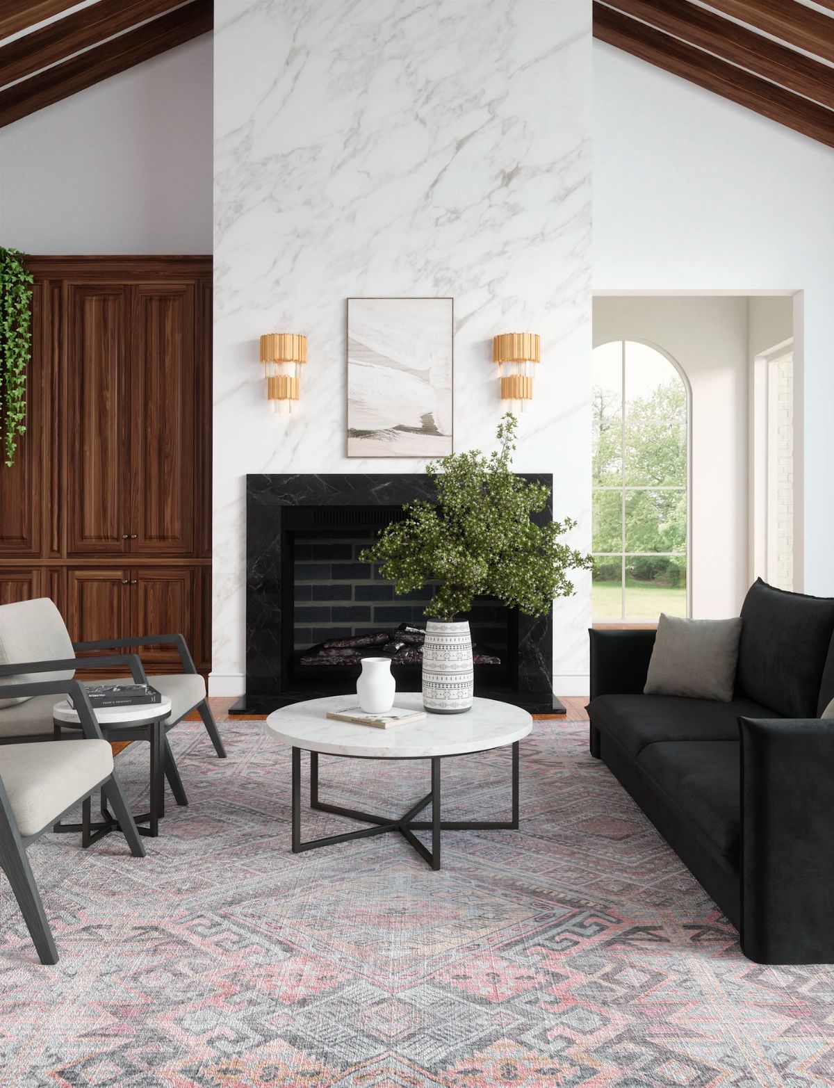 Alexa 銀粉紅紫地毯