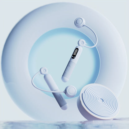 Corde à sauter avec compteur, corde à sauter réglable avec compteur de calories, corde à sauter intelligente pour exercices de fitness et perte de poids