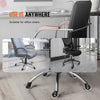 Lot de 5 roulettes de chaise de bureau VEVOR, 7,6 cm, pour parquet et moquette, roulettes robustes pour bureau de jeu, capacité de charge de 59 kg, universelles, pour la plupart des chaises. 
