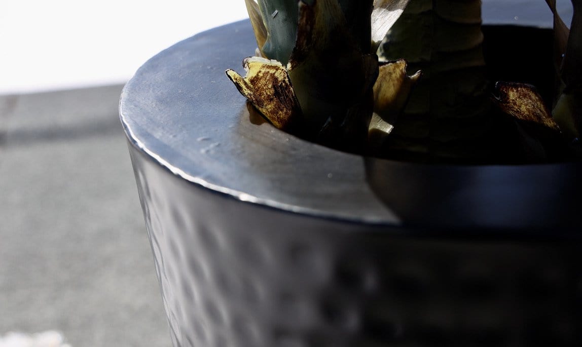 Mesa - Black Brass Planter (Multiple Sizes)