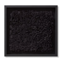 Peppercorn Black Rug Art