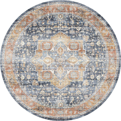 Talia Orange Blue Rug