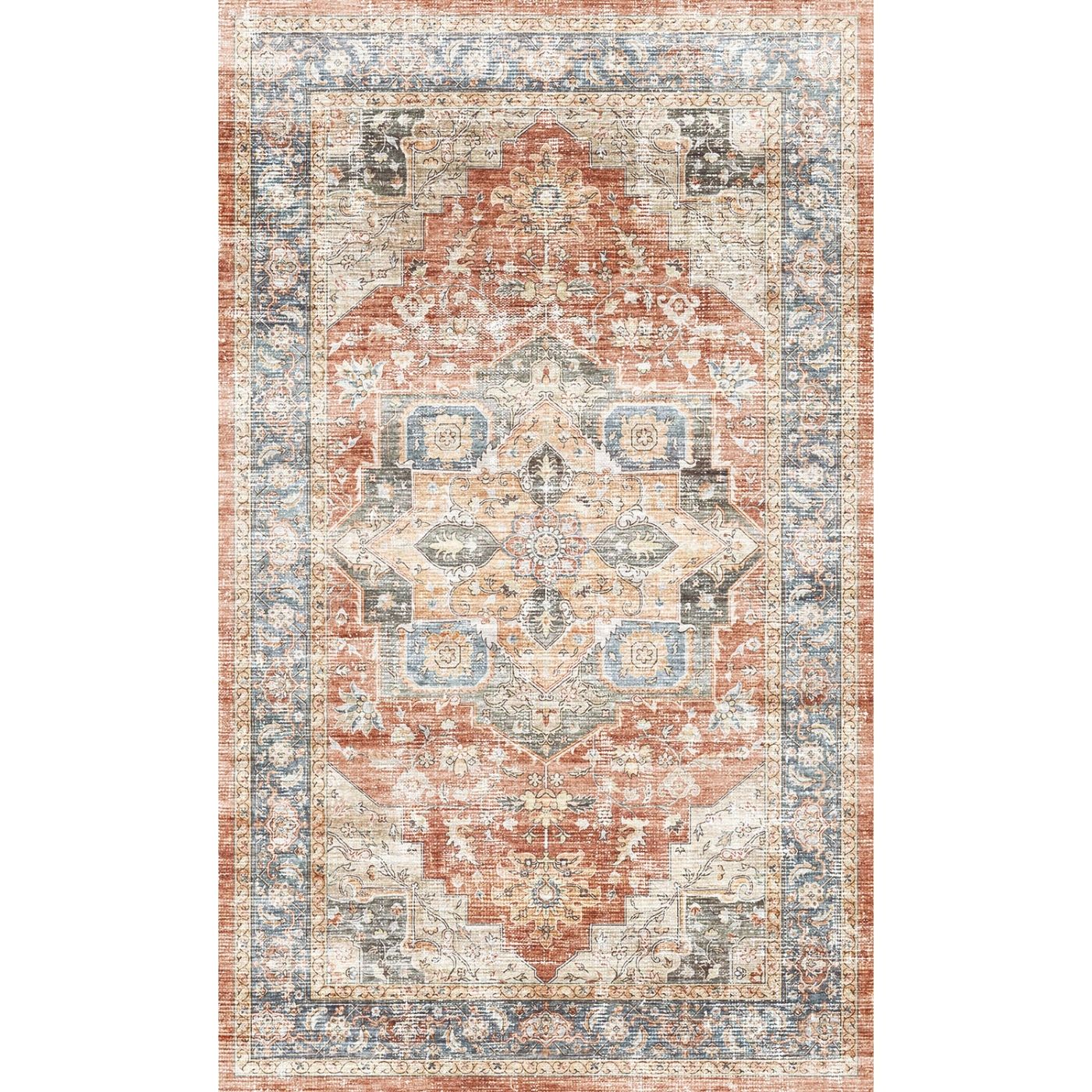 Rivka Terracota Ocean Rug