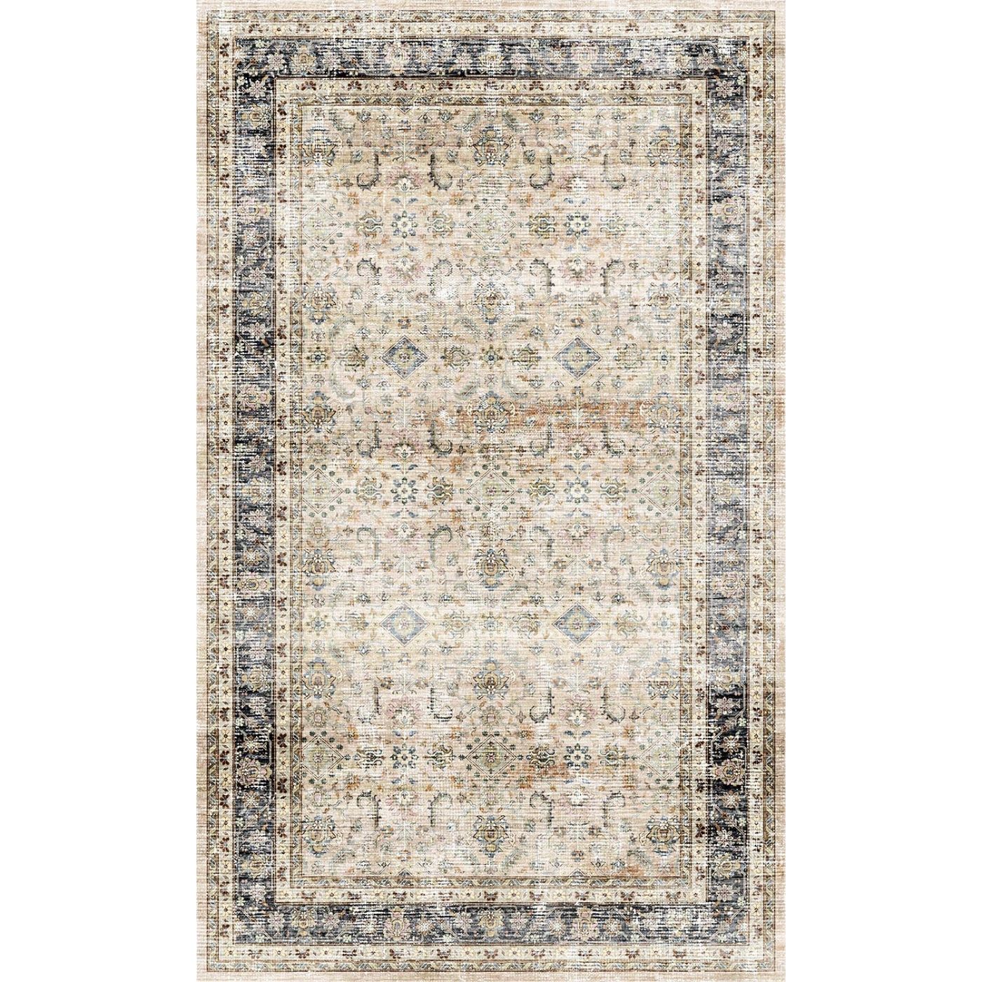 Miriam Yellow Beige Rug