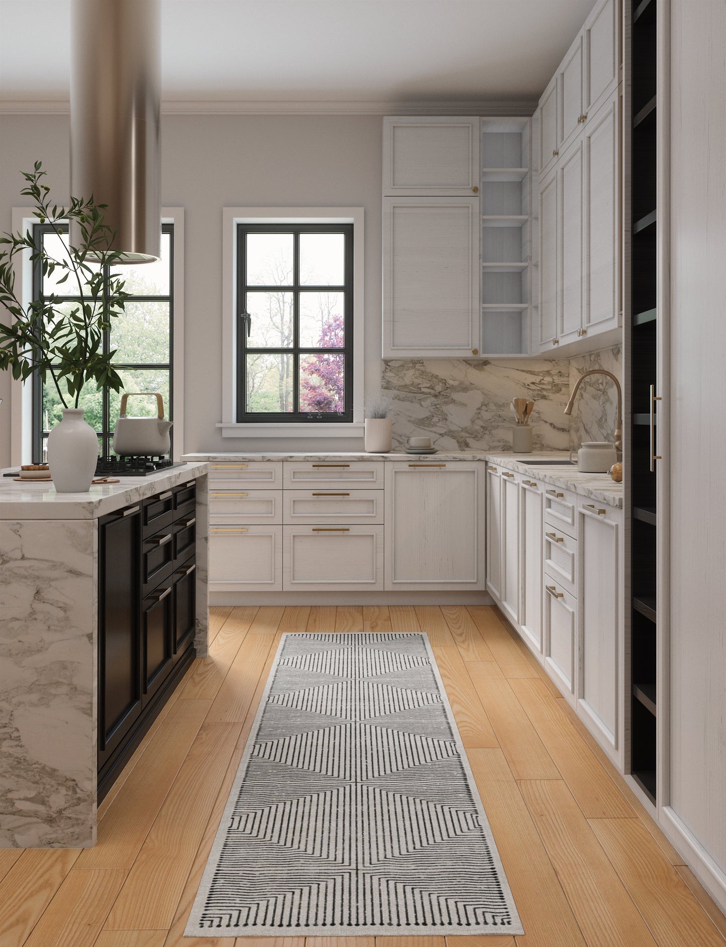 Bond Black & Ivory Rug