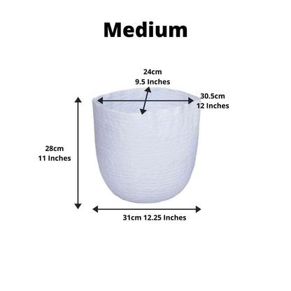 Chata - Brass Basket Planter (Multiple Sizes)
