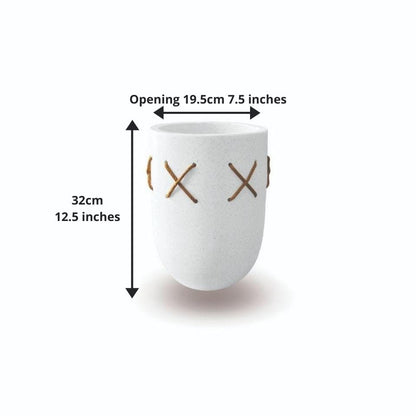 Coco Sandy Cement Planter 9''