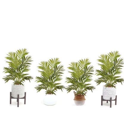 Cruz Artificial Areca Palm Tree Potted Plant 2.6'