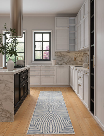 Calator Blue & Ivory Rug