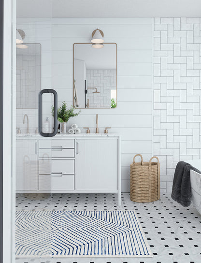 Calator Blue & Ivory Rug