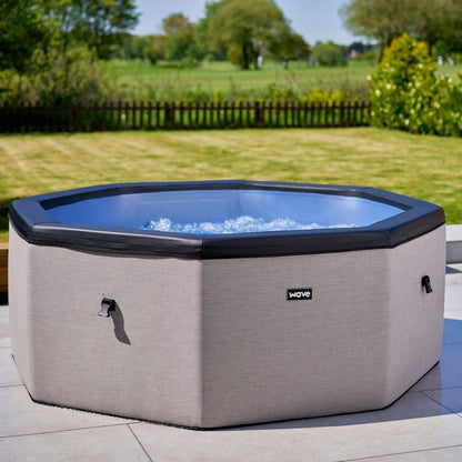 Como | 6-Person Eco Foam Hot Tub | Octagon | Built-In Integrated Heater