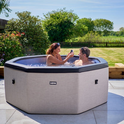 Como | 6-Person Eco Foam Hot Tub | Octagon | Built-In Integrated Heater