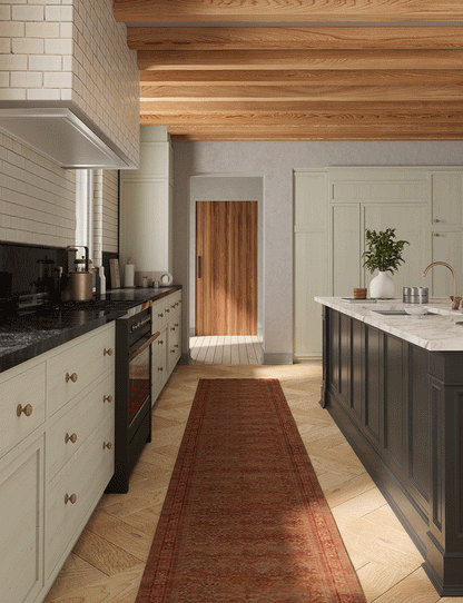 Copera Orange Multi Rug