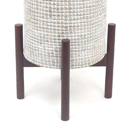 Diosa - White Seagrass Planter