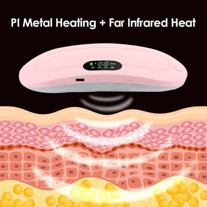 Electric Period Cramp Massager Heating Belt Healing Menstrual Pain Reliever | Austrige