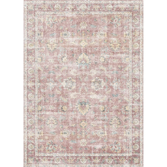 Elyse Pink Yellow Rug