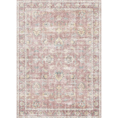 Elyse Pink Yellow Rug