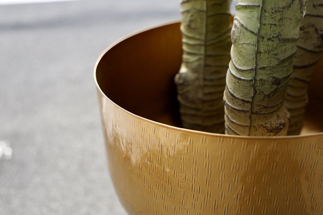 Hana - Brass Mid-Century Mushroom Planter (Multiple Sizes)
