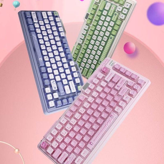 Home Office Colorful Wireless Mechanical Keyboard - Austrige™