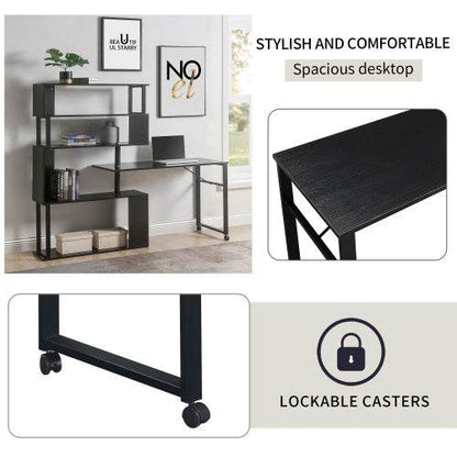 Home Office Computer Desk L-shaped Corner Table - Austrige™