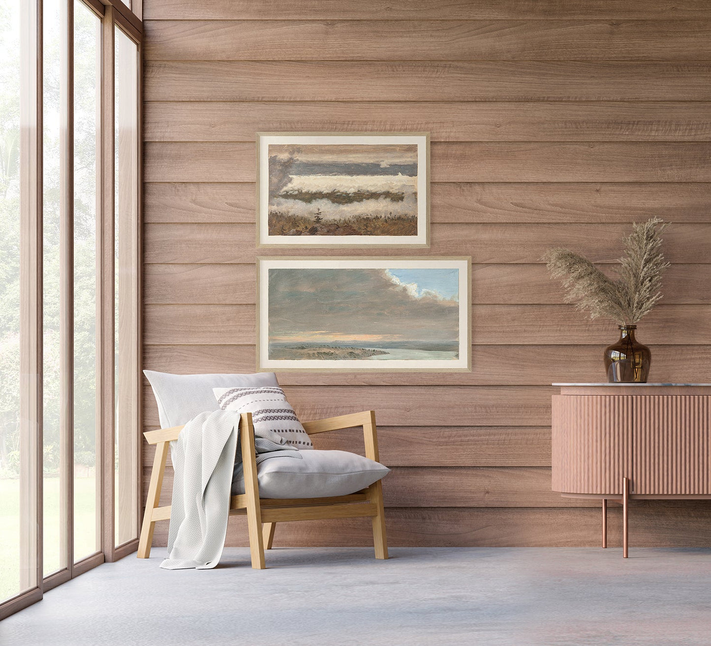 Hudson River School – Clouds from the Catskills C. 1870