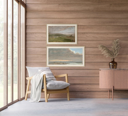 Hudson River School – Summer View, Hudson Valley C. 1870