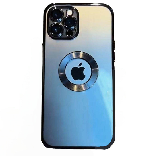 Coque iPhone transparente galvanisée