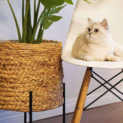 Isha Natural Braided Planter