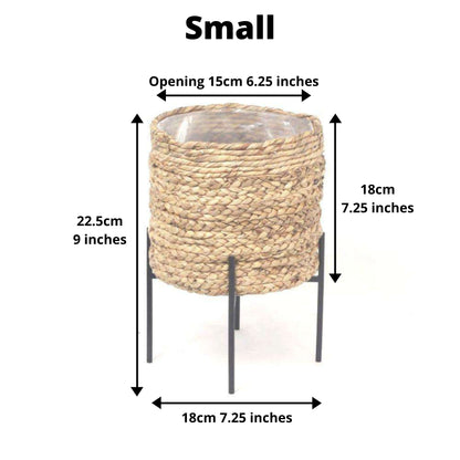 Isha Natural Braided Planter