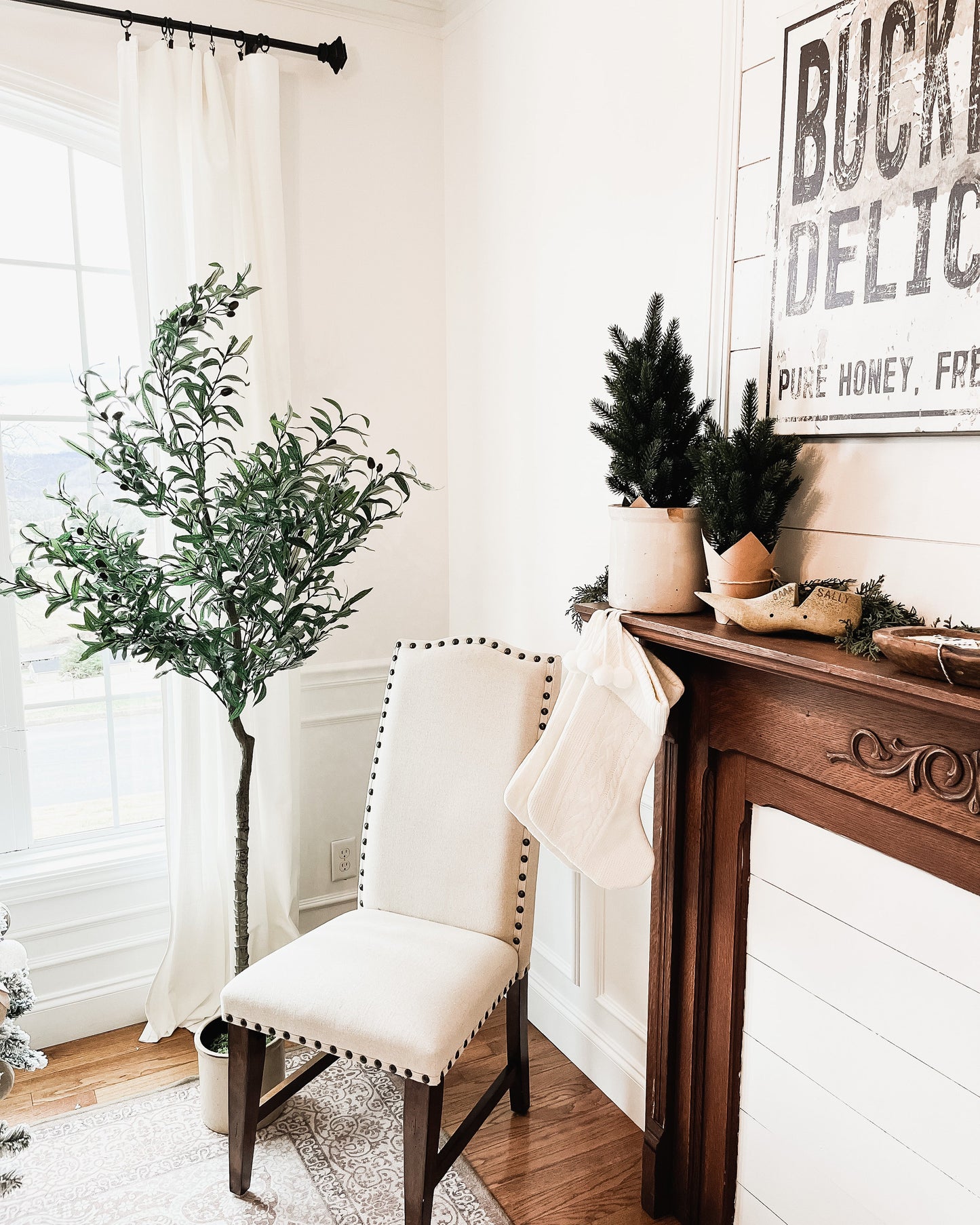 Oli Artificial Olive Tree Potted Plant (Multiple Sizes)